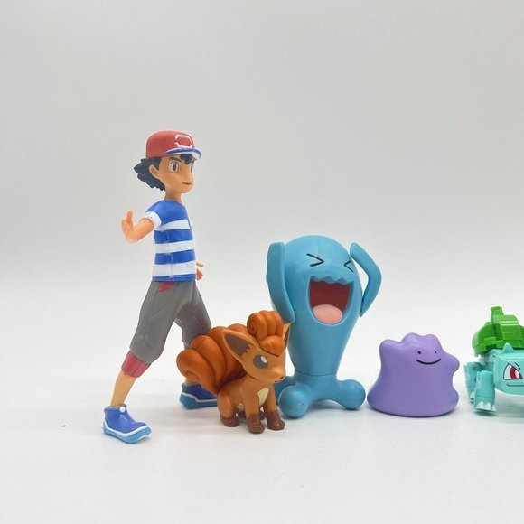Wicked Cool Toys Pokémon Lot‎ Pikachu Ash Dido Wobbuffet Vulpix More Figures Toy - Picture 3 of 5